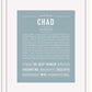 Frame Options | Powder Blue | White Frame, Matted