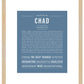 Frame Options | Steele Blue | Maple Frame, Matted