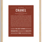 Chanel | Name Art Print