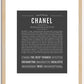 Chanel | Name Art Print