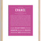 Chanel | Name Art Print