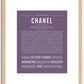 Chanel | Name Art Print