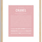 Chanel | Name Art Print