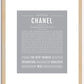 Chanel | Name Art Print