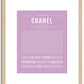 Chanel | Name Art Print