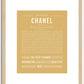 Chanel | Name Art Print