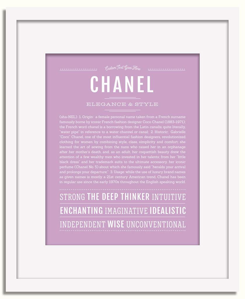 Frame Options | Lilac | White Frame, Matted