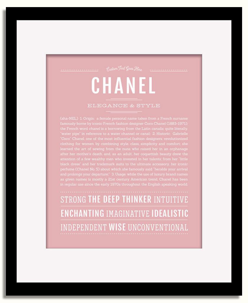 Frame Options | Dusty Rose | Black Frame, Matted