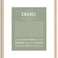 Chanel | Name Art Print