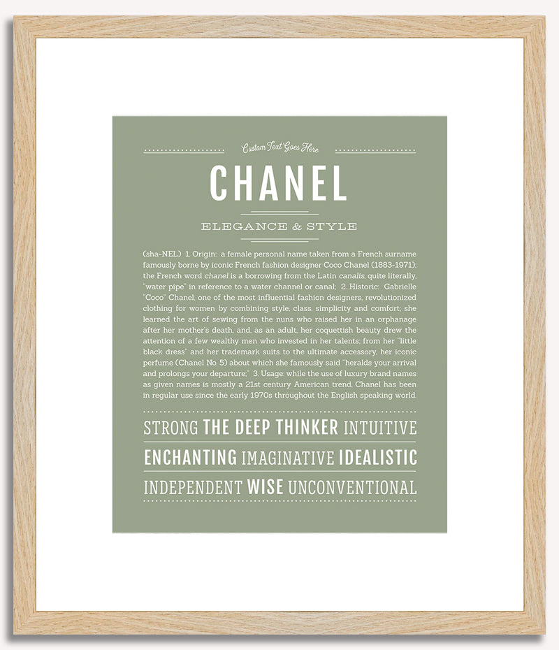 Chanel | Name Art Print