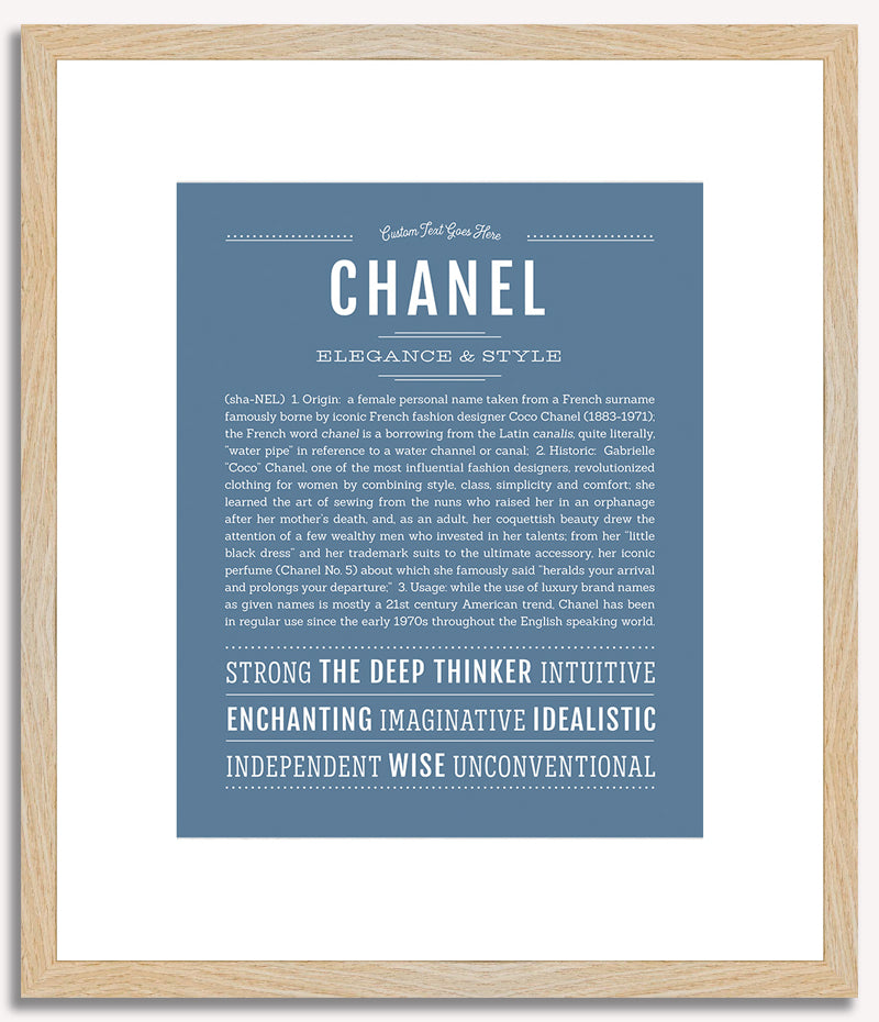 Chanel | Name Art Print