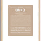 Chanel | Name Art Print