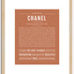 Chanel | Name Art Print