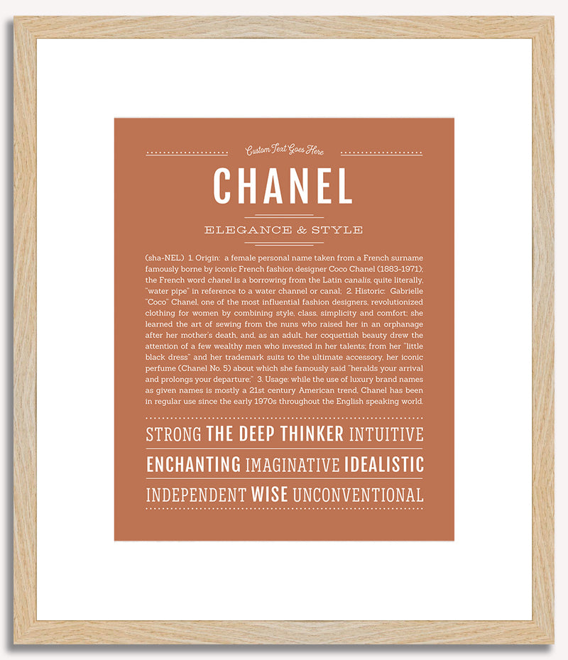 Chanel | Name Art Print