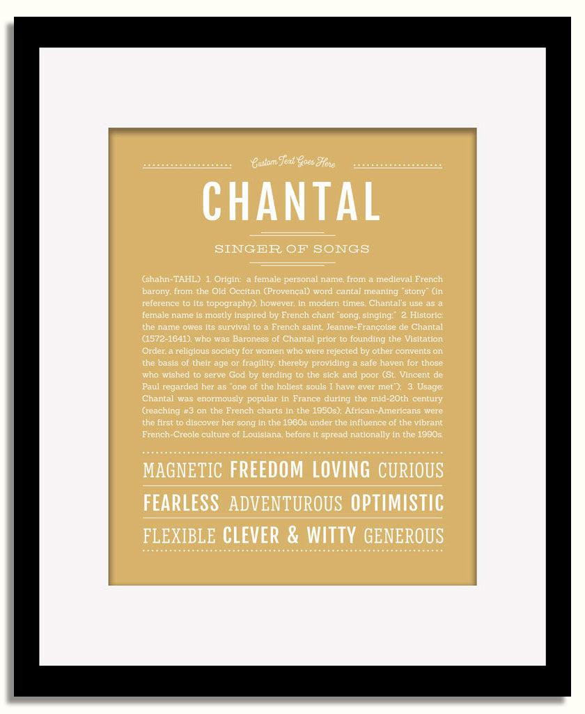 Frame Options | Matte Gold | Black Frame, Matted