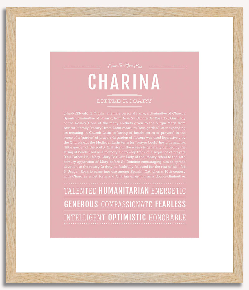 Charina | Name Art Print