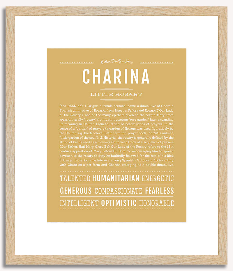 Charina | Name Art Print