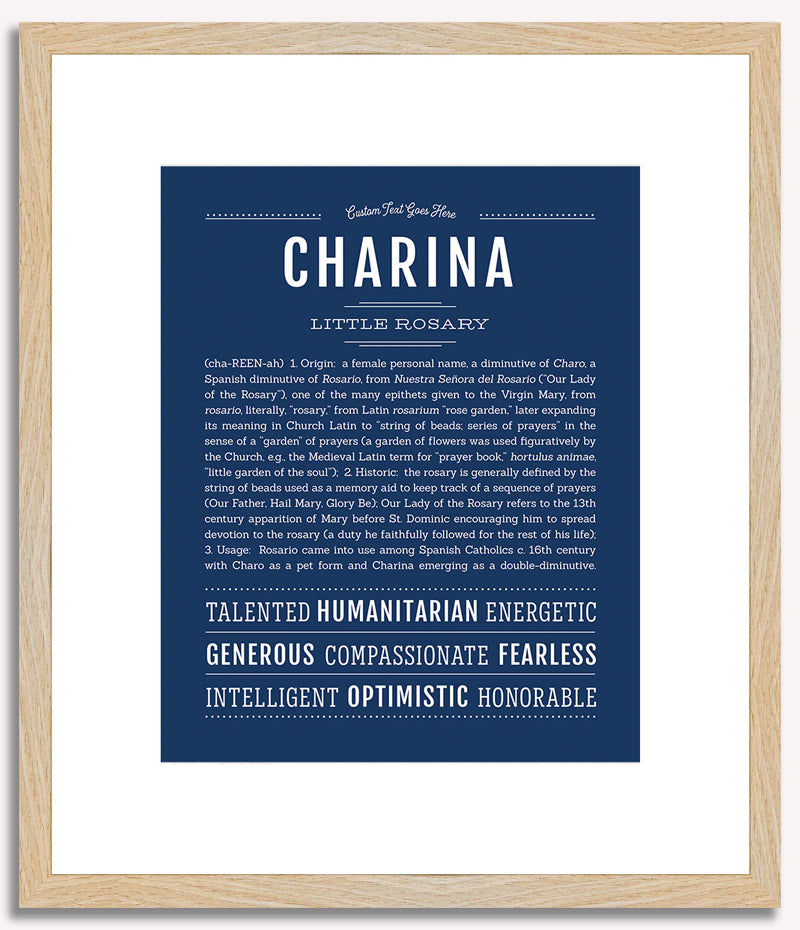 Charina | Name Art Print