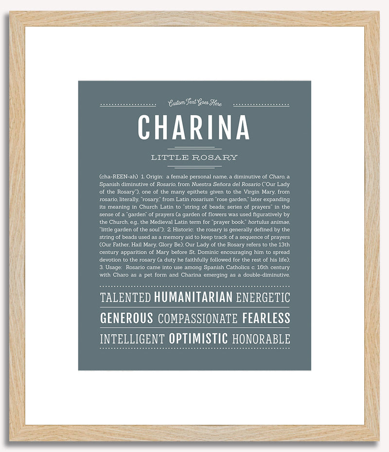 Charina | Name Art Print