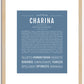 Charina | Name Art Print