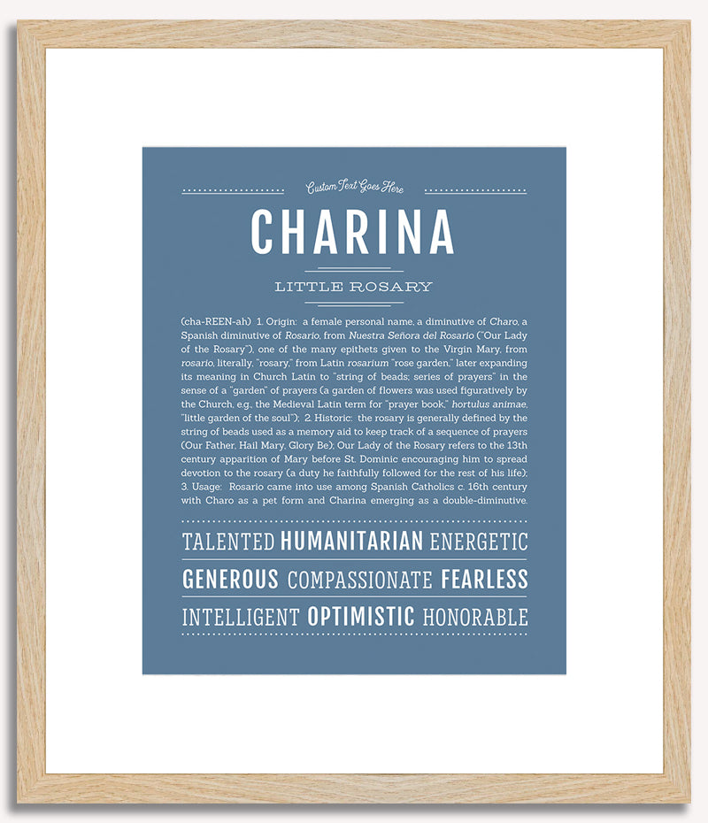 Charina | Name Art Print