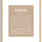 Charina | Name Art Print