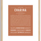 Charina | Name Art Print