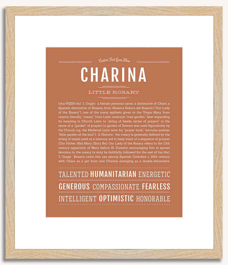 Charina | Name Art Print