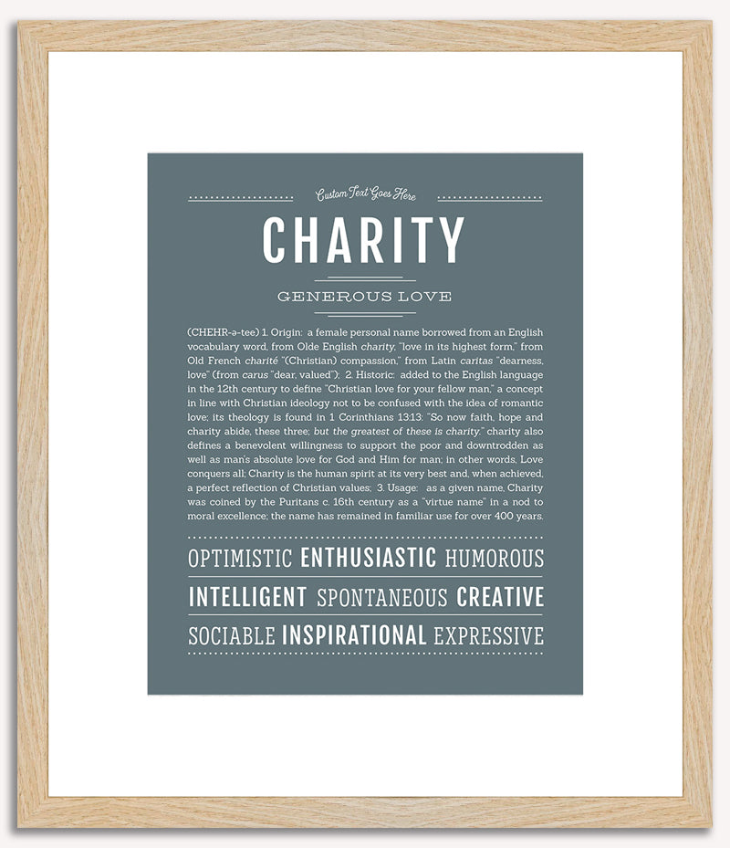 Charity | Name Art Print