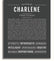 Charlene | Name Art Print – Name Stories