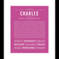 Frame Options | Dark Pink | Black Frame, Matted