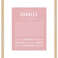 Frame Options | Dusty Rose | Maple Frame, Matted