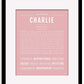 Frame Options | Dusty Rose | Black Frame, Matted