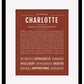 Frame Options | Bordeaux | Maple Frame, Matted