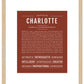 Charlotte | Name Art Print