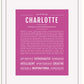 Frame Options | Dark Pink | Black Frame, Matted