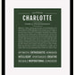 Frame Options | Deep Forest | Maple Frame, Matted