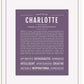 Frame Options | Deep Purple | Black Frame, Matted
