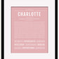 Frame Options | Dusty Rose | Maple Frame, Matted