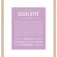 Charlotte | Name Art Print