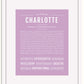 Frame Options | Lilac | Black Frame, Matted