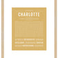 Charlotte | Name Art Print