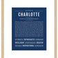 Charlotte | Name Art Print