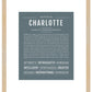 Charlotte | Name Art Print