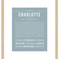 Charlotte | Name Art Print