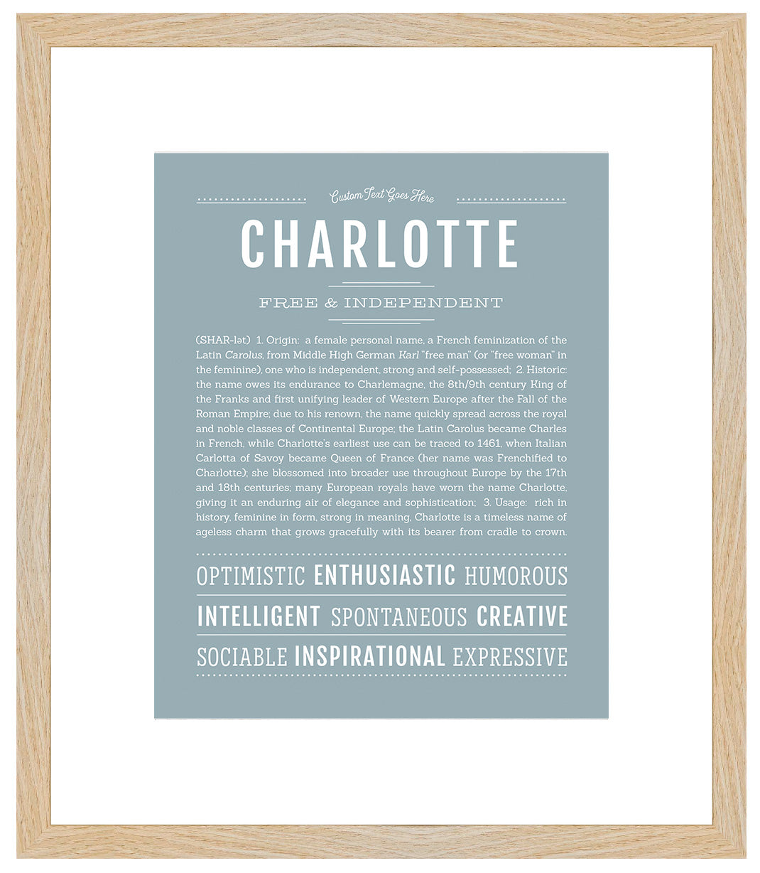 Charlotte | Name Art Print