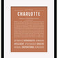 Frame Options | Terra Cotta | Maple Frame, Matted
