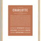 Charlotte | Name Art Print