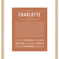 Charlotte | Name Art Print
