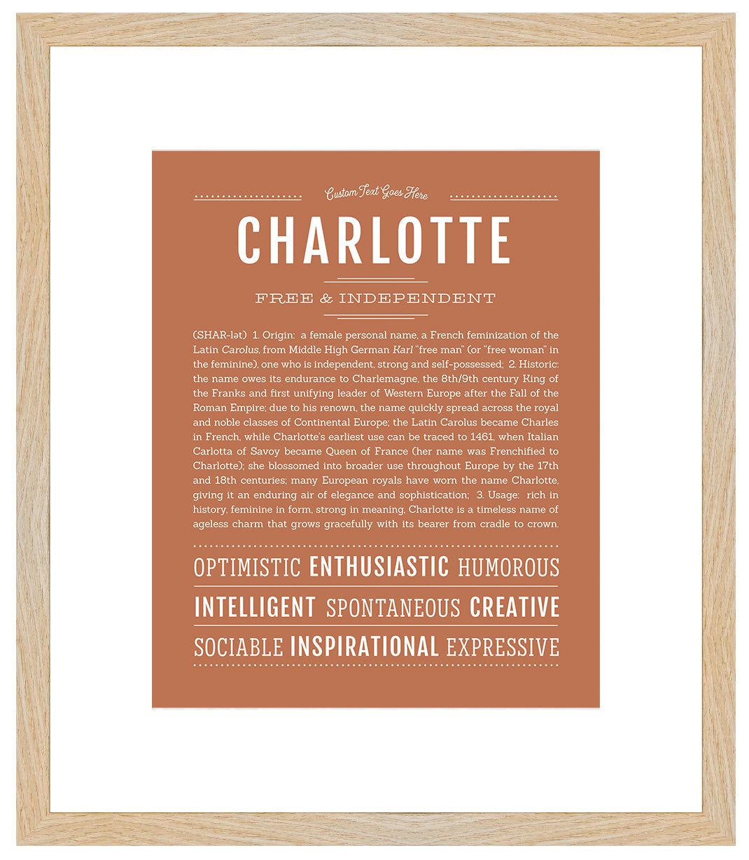 Charlotte | Name Art Print